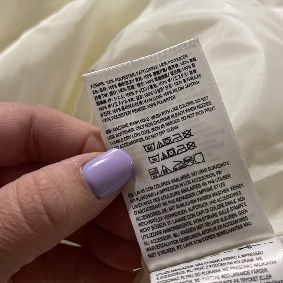 Vans X Deaton Chris Anthony Marshmallow White Puffer Jacket Unisex Size M NWT - Picture 11 of 11